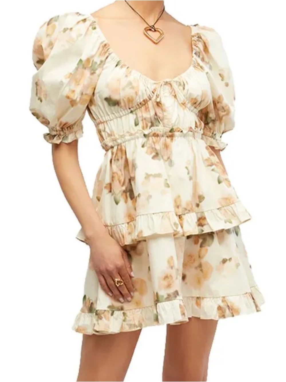We Wore What Puff Sleeve Mini dress